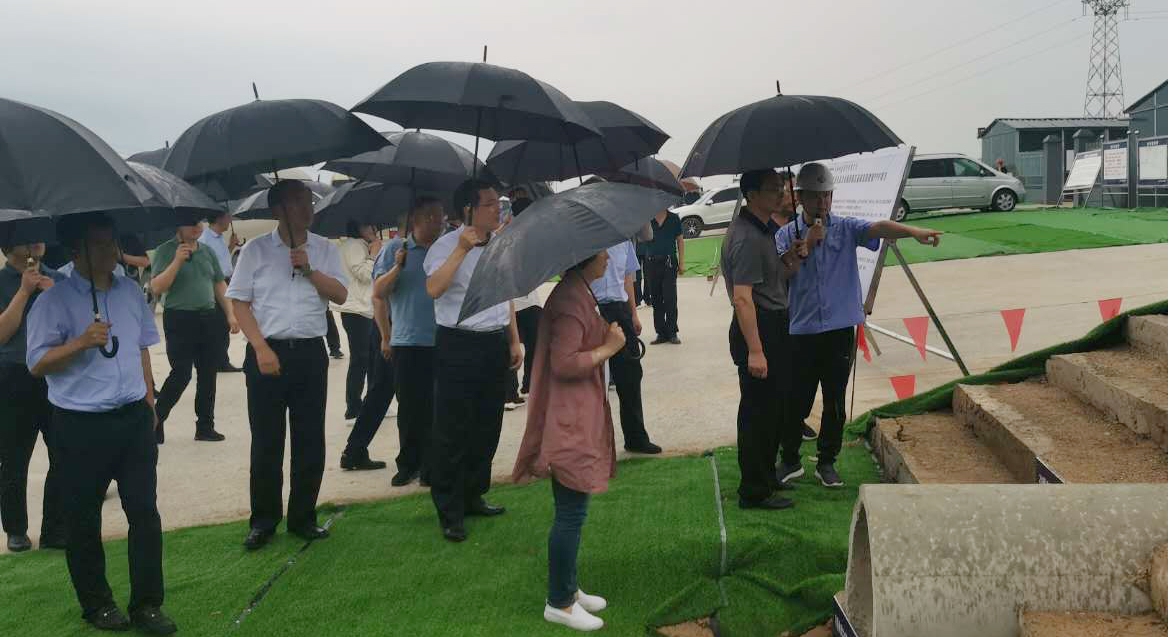 忻州市委书记一行到山西建投四建集团投资ob电竞的代县生态文化旅游园区基础设施PPP项目调研