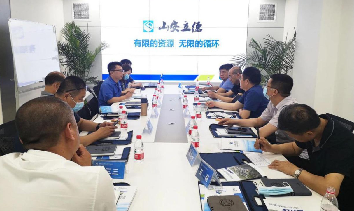 山西省工信厅调研山西建投安装集团投资ob电竞的综改区潇河园区建筑垃圾资源化处理项目